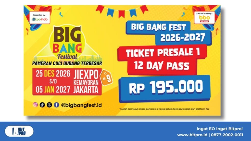 Harga tiket big bang festival 2026
